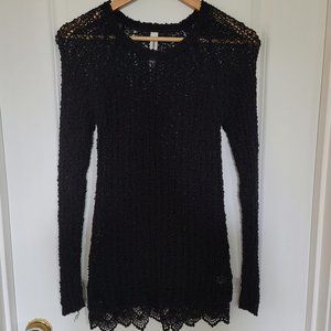 BETHANY MOTA cotton, black long sleeves top for women size XS